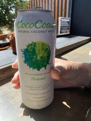 Best non-fresh coconut water I’ve had! 😃 at BayGer in Byron Bay