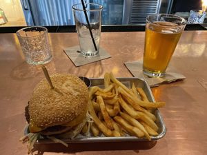 Impossible Classic burger  at Park on Fremont in Las Vegas