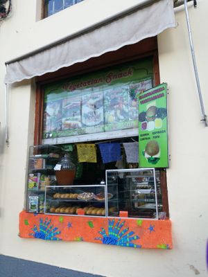 Front  at Vegetarian Snack in Cusco