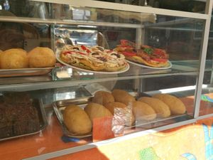 Vegetarian Pizzas. at Vegetarian Snack in Cusco