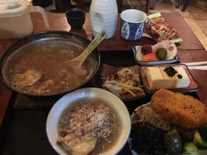 my super healthy meal  at Sawa in Osaka