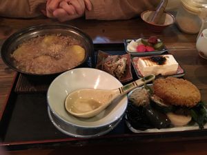 Vegetarian set  at Sawa in Osaka
