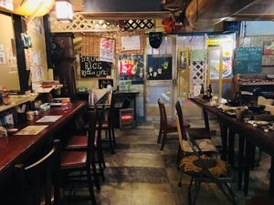 Seating Area for SAWA at Sawa in Osaka