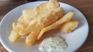 Yuca fries (to-go at hotel) at Black Bean Deli in Winter Park