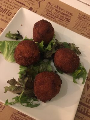 Carrot croquettes  at Tasca 42 in Moraira