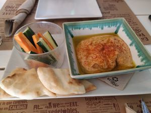 Hummus at Tasca 42 in Moraira