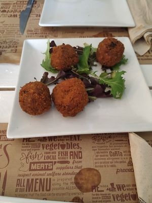 Croquetas de zanahoria at Tasca 42 in Moraira