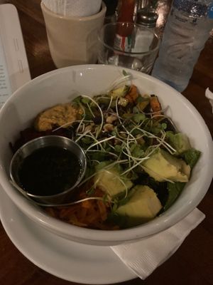 The buddha bowl at The Garden Café in Granada