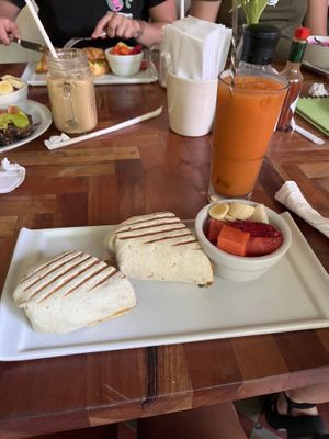 Vegan wrap (July 2024)  at The Garden Café in Granada