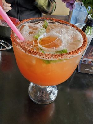 Blazing margarita at Margarita Factory in Battle Ground