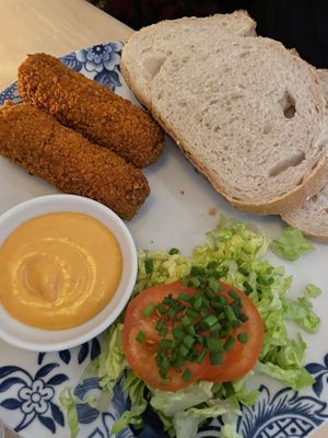 Vegan kroketten  at ECHT in Bergen
