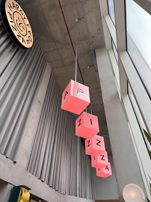   at Happy Face Pizza in North London