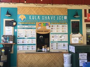 Store front  at Kula Shave Ice in Hilo