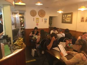 Inside back room at Sen Viet in London