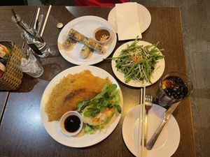 Morning glory in soy sauce   at Sen Viet in London