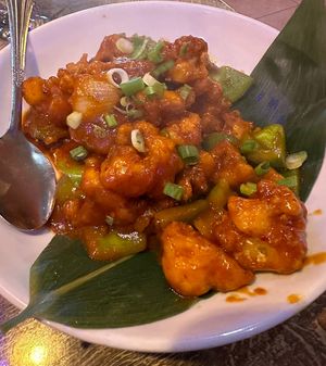 Cauliflower Manchurian   at Taste of India in Melbourne