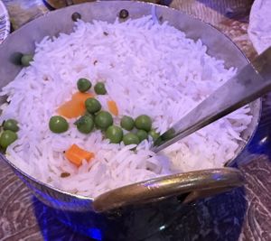 Rice that comes with meal   at Taste of India in Melbourne