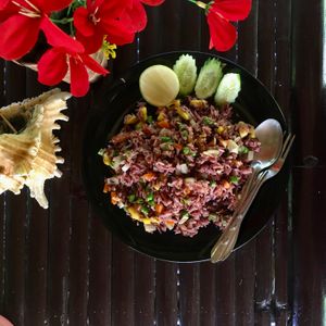 Fried rice with pineapple  at EasyLife Bungalow in Koh Lanta