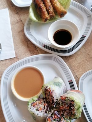 Summer and spring rolls at Phota Vietnamese Street Food in North West London
