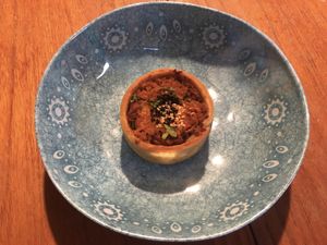 The vegan carrot and lentil pie wasn’t bad -  at Born & Bread in Daventry