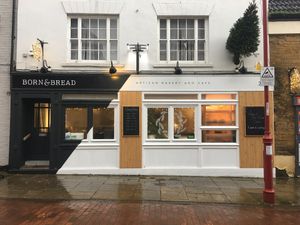 The new shop front at Born & Bread in Daventry