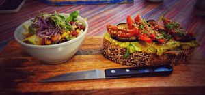 Avocado toast at Yummy Bowl in Brussels