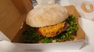 Bestellter Veganer Burger at Hans im Glück in Heilbronn