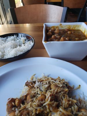 Chana masala at Bombay Tadka in Easton