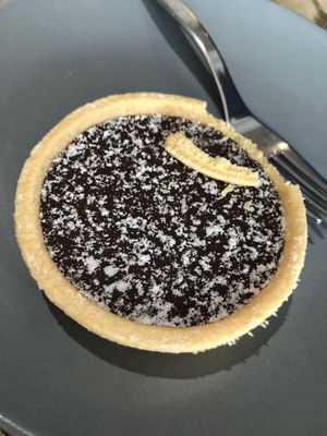 Chocolate orange tart at Suzie's Cup of Joy in Cleethorpes