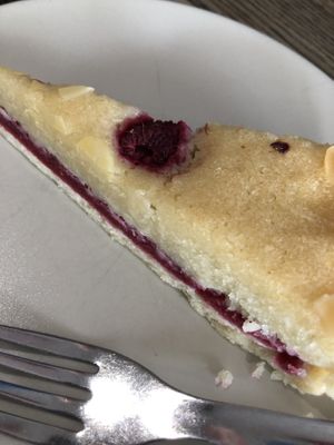 Frangipane was delicious!   at Suzie's Cup of Joy in Cleethorpes