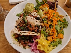 Taco bowl at Silver Diner in Elkridge