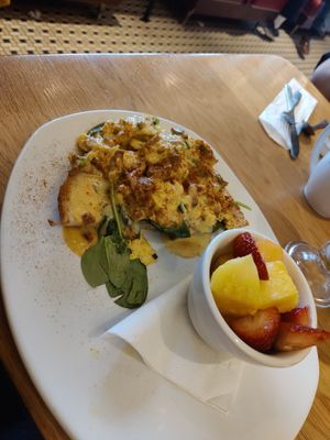 Just Egg Benedict at Silver Diner in Elkridge