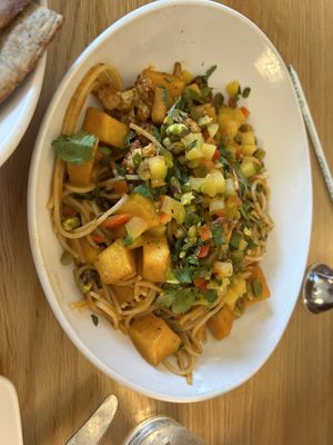 Thai cauliflower quinoa Pasta was incredible  at Silver Diner in Elkridge