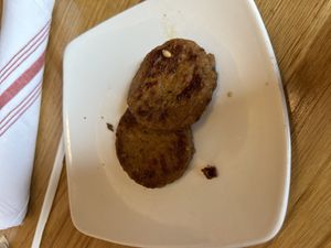 Veggie sausage were a perfect side  at Silver Diner in Elkridge