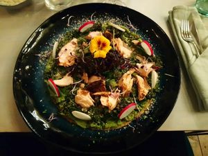 Green envy at Epiphany's Kitchen in Ghent