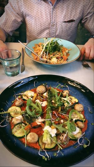 Plantbased pizza and pasta at Epiphany's Kitchen in Ghent