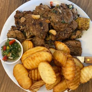 Steak (new special menu) at Hummus Bar in Haifa