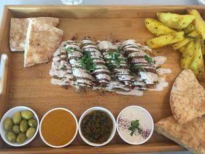 Kebab  at Hummus Bar in Haifa