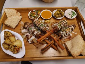 Chef Kebab at Hummus Bar in Haifa