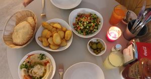 Hummus Bar, Haifa at Hummus Bar in Haifa