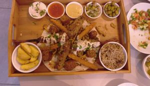 Hummus Bar, Haifa at Hummus Bar in Haifa