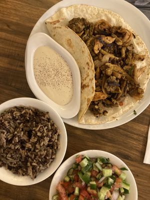 Jerusalem mix  at Hummus Bar in Haifa