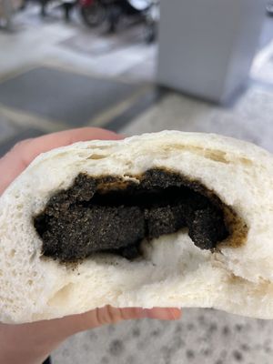 Black sesame 25$ #Veganuary at Liu Jin Vegetarian Buns in Taipei