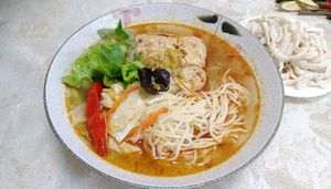 麻辣臭豆腐麵 at Tiān Yuán XiǎoChī in New Taipei City