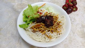 麻辣乾麵(辣得過癮) at Tiān Yuán XiǎoChī in New Taipei City