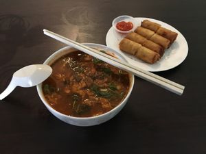 Laksa, daily special  at Tanny Vegetarian House in Penang