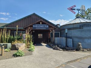Front of the house at Bargeway Pub in The Dalles