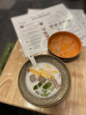 Mixed bowl - 20k coconut milk vegan  #Veganuary at Little Bowl in Hanoi