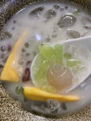 Beetroot jelly is great #Veganuary at Little Bowl in Hanoi