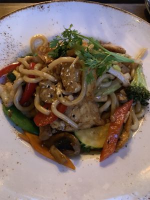 Udon noodles at Gate 57 in Berlin